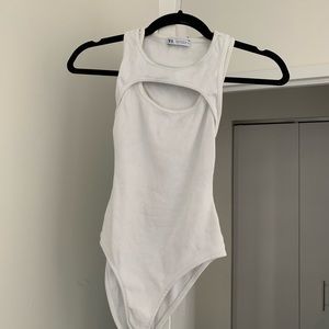ZARA Contouring Cut-Out Bodysuit